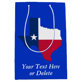 Din Färg/text Texas Statlig flagga Blue & Red