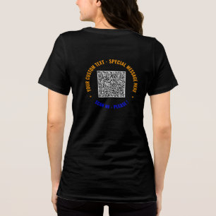 Din färgstarka QR-kod T-Shirt med Anpassningsbar