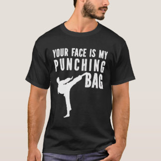 Din fave är min Slående Bag Karate T Shirt