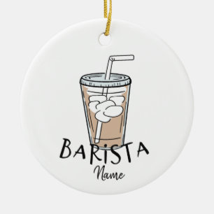 Din favorit Barista jul Ornamet Julgransprydnad Keramik