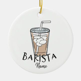 Din favorit Barista jul Ornamet Julgransprydnad Keramik
