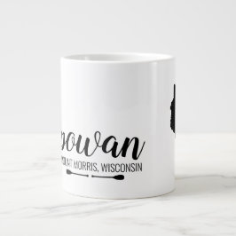 Din favorit Wisconsin Sjö med Canoe Paddles Jumbo Mugg