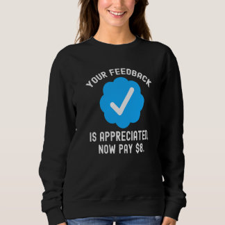 Din feedback är uppskattad Blå bock T Shirt