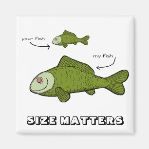 Din fisk. Min fisk. Formatmaterier?! Magnet