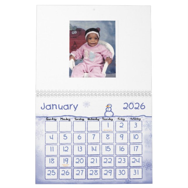 Din flicka kalender (Jan 2026)