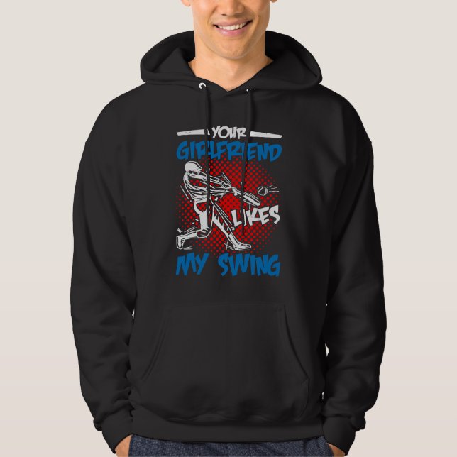 Din flickvän gillar min swing hoodie (Framsida)