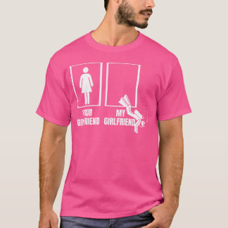 Din flickvän min flickvän Proud Boykompis Scub T Shirt