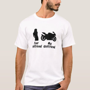 Din flickvän, min flickvän tee shirt