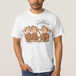 Din flickvän ser ut som Mamma månar T Shirt