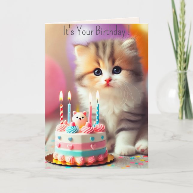 Din födelsedag helgkort (Framsida)