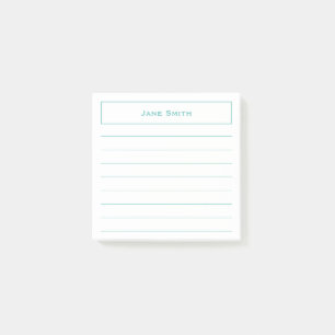 Din fodrade kända företags Minimalist kricka/vit Post-it Block