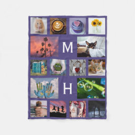 DIN för collagemall för FOTO beställnings- filt