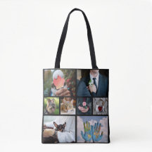 DIN för collagemall för FOTO beställnings- tote
