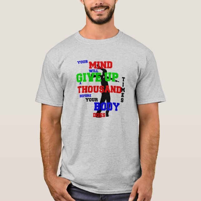 Din för mening drillborr precis t-shirt (Framsida)