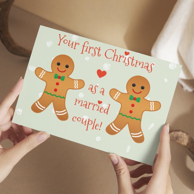 Din första jultomte - Pepparkaksgubbar Vykort (Skapare uppladdad)