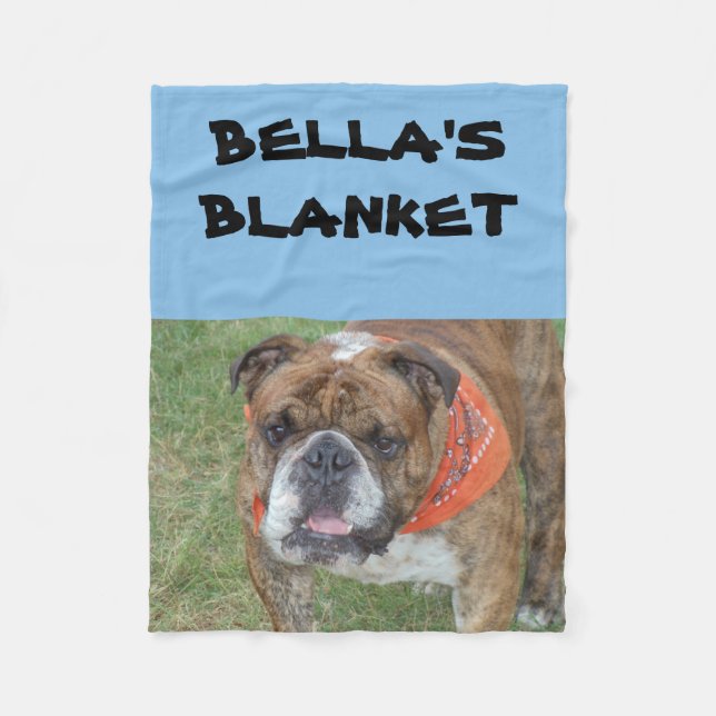 Din förstörda Päls Baby Fleecefilt (Framsidan)