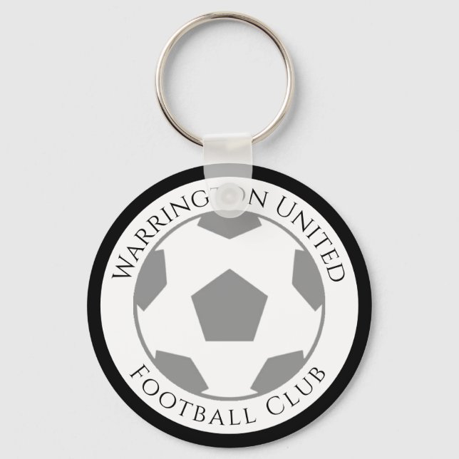 Din fotbolls-Klubb, Namn-nyckelkedja Nyckelring (Framsida)