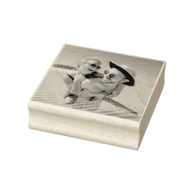 Din foto-Anpassningsbar fyrkantig Stämpel (Stämpel)