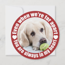 DIN FOTO-anpassningsbar med långt avstånd från Kär