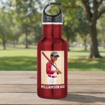 Din Foto Baseball eller Din Sport Röda