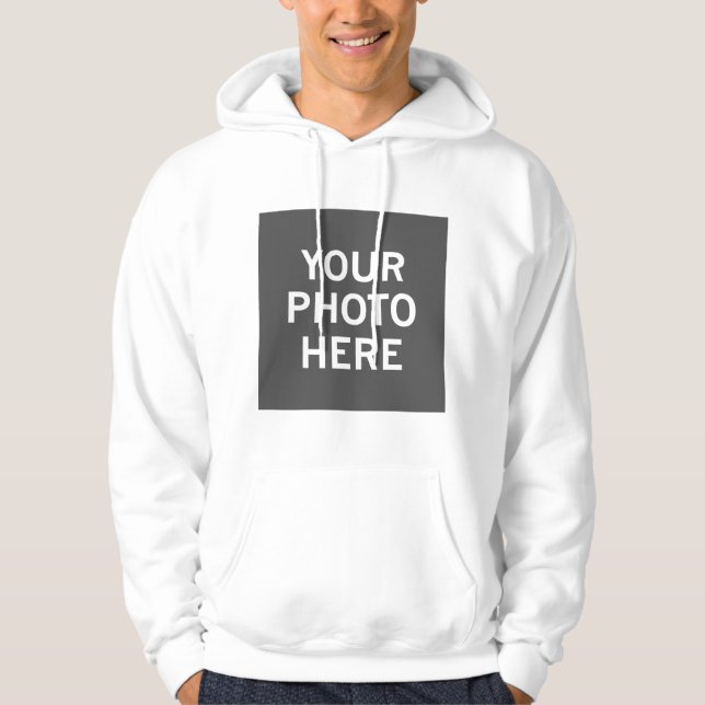 Din Foto Här Hoodie (Framsida)