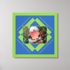 DIN FOTO i kanvastrycket Geometric Mönster Canvastryck