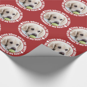 DIN FOTO LÅNGT UPP Kärlek pappert Presentpapper