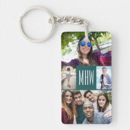 DIN FOTO- & MONOGRAMnyckelring Nyckelring