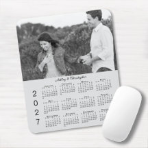 Din foto Namn Personlig Grå 2027 Kalender
