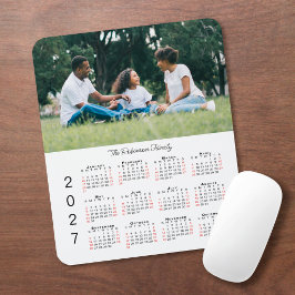 Din Foto och Namn 2027 Kalender Musmatta