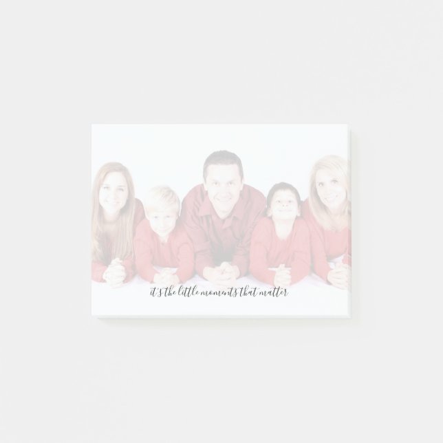 Din foto-Personlig Post-it Block (Framsida)