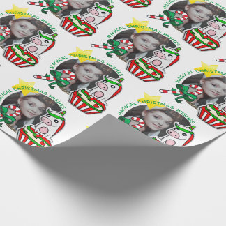 Din Foto Ram Jul Enhörning Cupcake Presentpapper