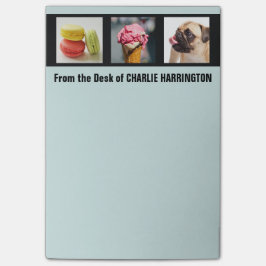 DIN FOTO-, TEXT- & FÄRGanpassningsbar som Post-it Block