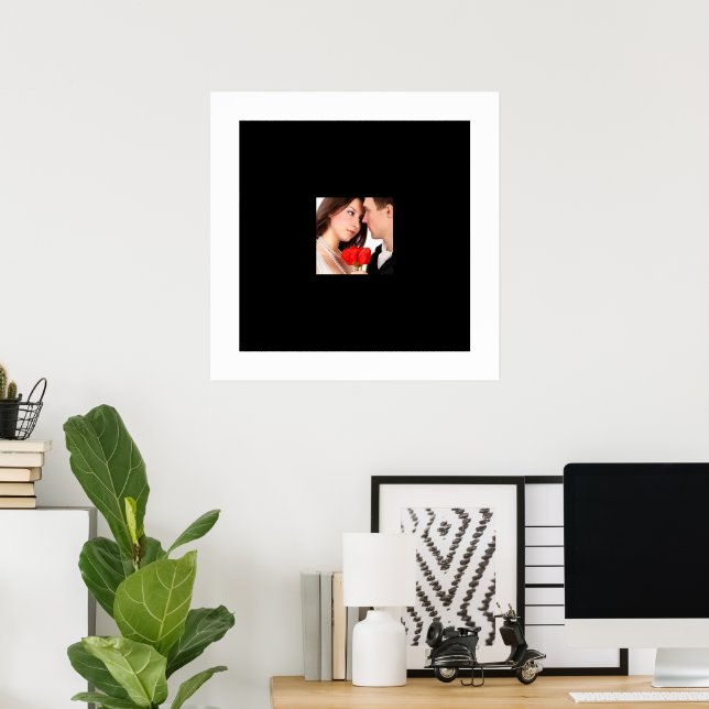 Din fotobrollopsaffisch poster (Hemmakontoret)