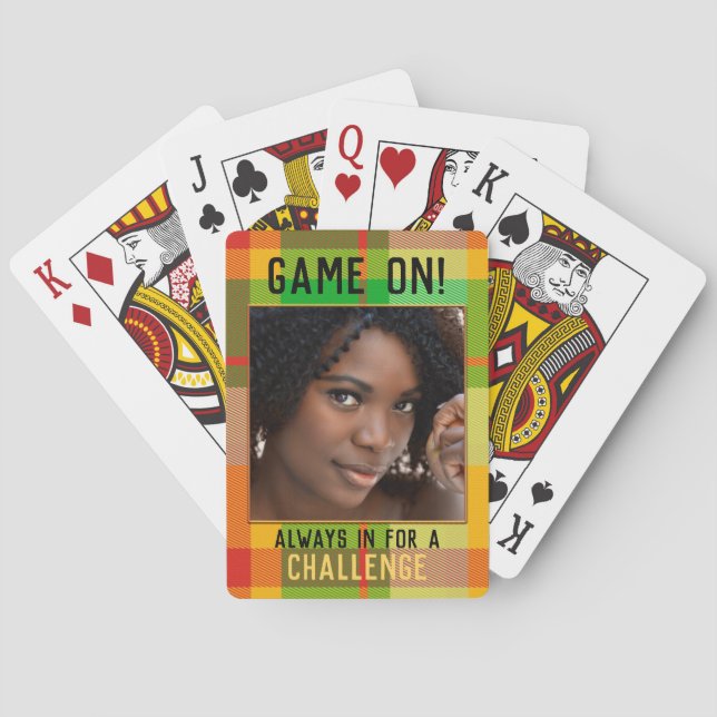 Din fotofärgade, utlagda uppspelningskort - däck casinokort (Baksidan)