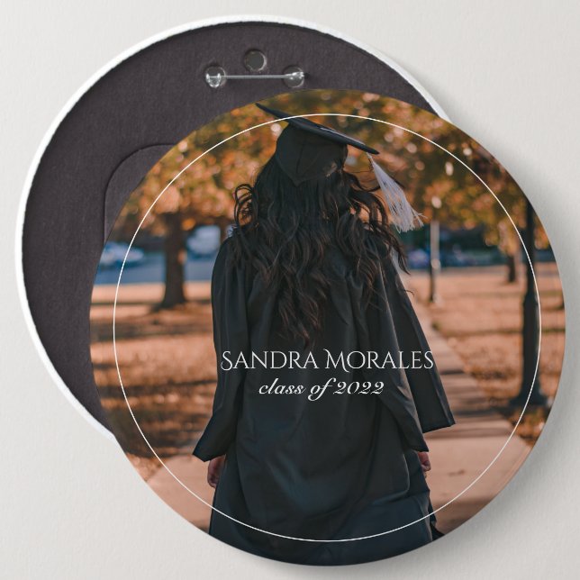 Din fotoklass i Studenten Knapp (Framsida & baksida)