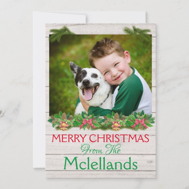 DIN FOTOKORT JULKORT (Framsida)