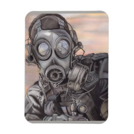 Din FOTOMALL eller Apocalypse Warrior Frig Magnet
