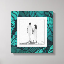 Din fotomålning Lämnar Canvastryck