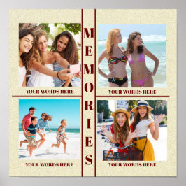 DIN FOTOMEMORIES POSTER LÄTT ATT FYLLA