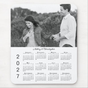 Din fotonamn Personlig 2027 kalender Musmatta