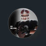 Din fotopatron eller din idrottsrunda, men Anpassn Knapp<br><div class="desc">idrottsfoto,  barnsport,  fotbollsspelare,  fotbollsspelare,  fotbollsspelare,  skolsport,  basebollspelare,  lagsport,  spår och fält-idrottsman, hjälp boll-ligaspelare</div>