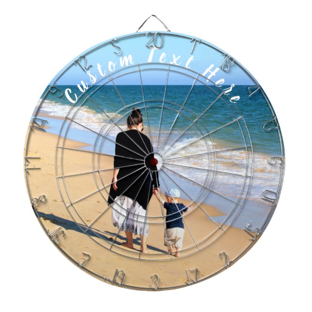 Din fotopattavla med Anpassningsbar Darttavla (Framsidan)