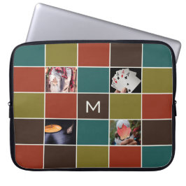 DIN FOTOS & MONOGRAM anpassningsbar laptop sleeve