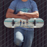 Din fotoskateboard med Anpassningsbar Text Namn Mini Skateboard Bräda 18,5 Cm<br><div class="desc">Anpassningsbar Foto- och textskateboard - Unik egen design - Personligens familj/vänner eller Skateboard Gift - Lägg till foto och text - Ändra storlek och flytta inslag med verktyg för anpassning! Välj teckensnitt / storlekt / färg ! Lycka till - BE Lycklig:)</div>