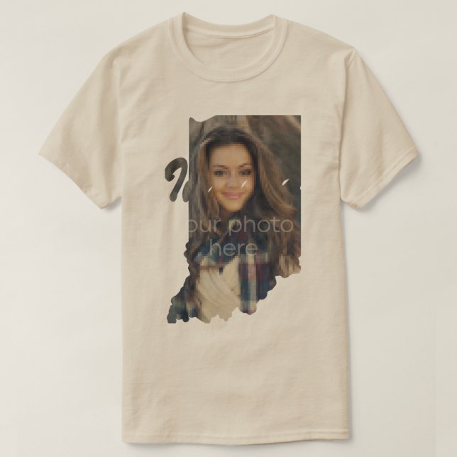 DIN FOTOSTAT Indiana Shape T-shirt (Design framsida)