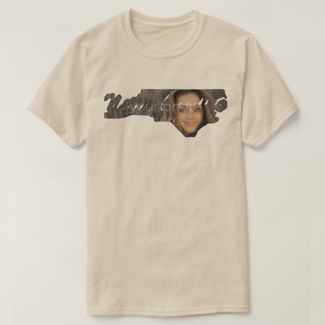 DIN FOTOSTAT North Carolina Shape T-shirt (Design framsida)