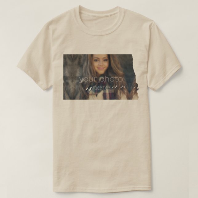 DIN FOTOSTAT North Dakota Shape T-shirt (Design framsida)