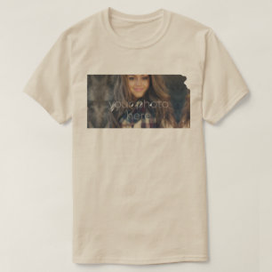 DIN FOTOTILLSTÅND Kansas Shape T-shirt