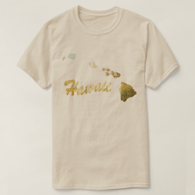 DIN FOTOTILLSTÅND PÅ Hawaii Shape T-shirt (Design framsida)